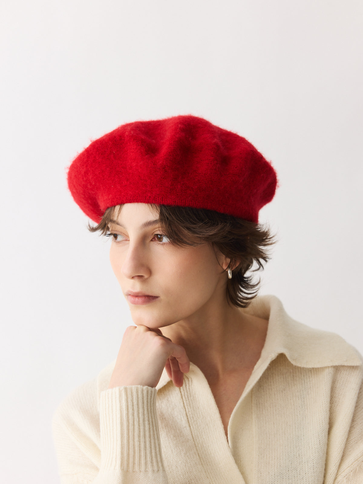 Vien Beret Hat 25a Rouge – Rue Blanche