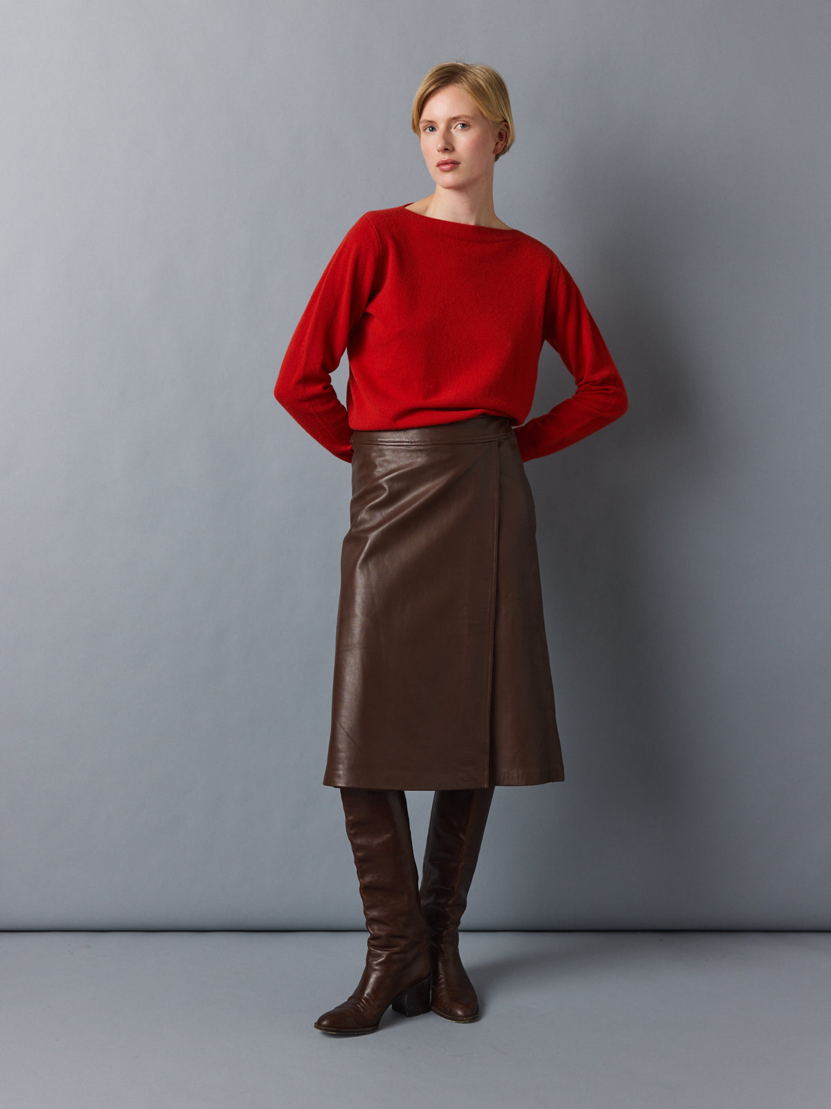 Skin Skirt 24a Brown – Rue Blanche
