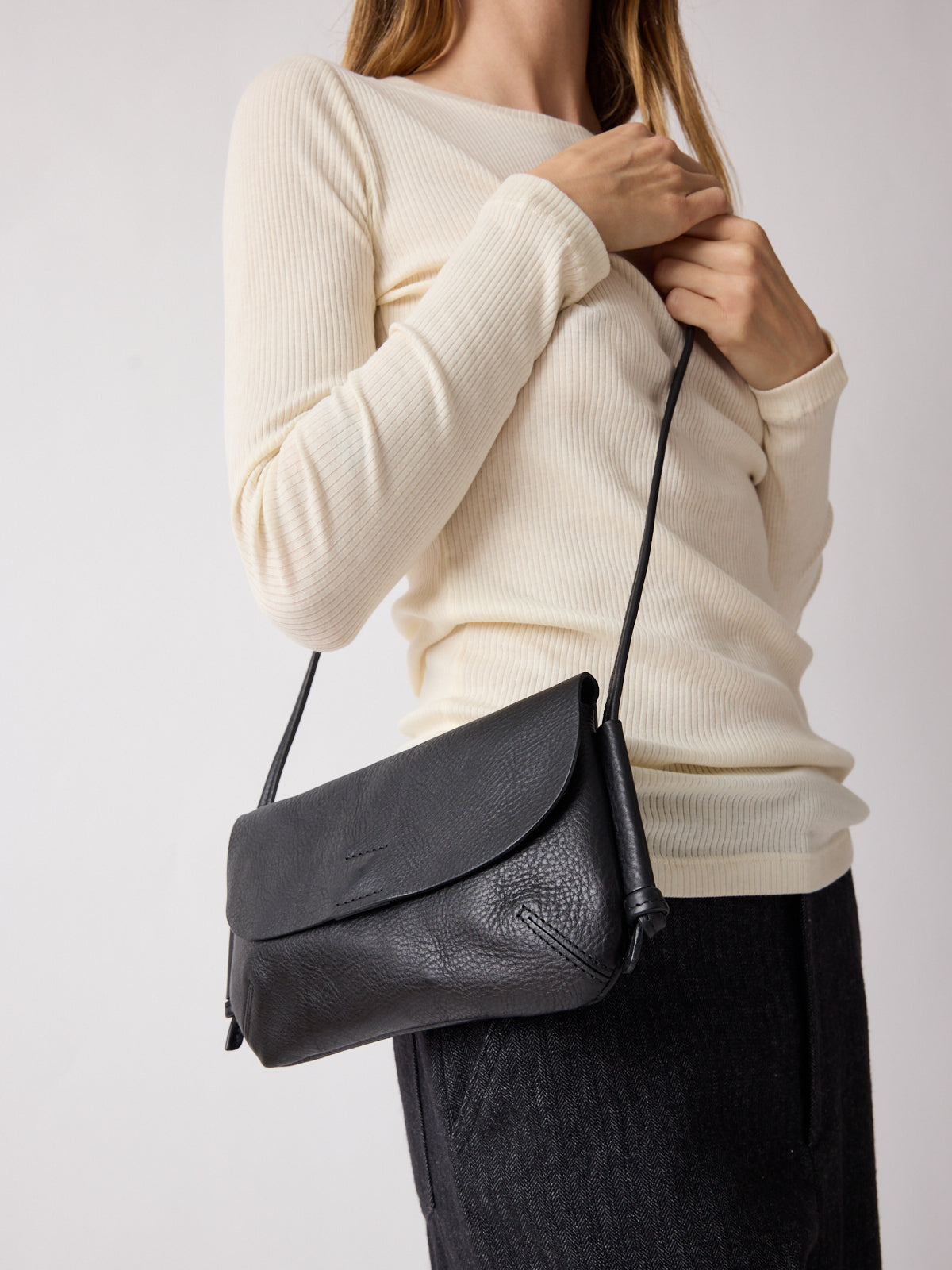 Ribbon Bag Black - Kate Sheridan – Rue Blanche