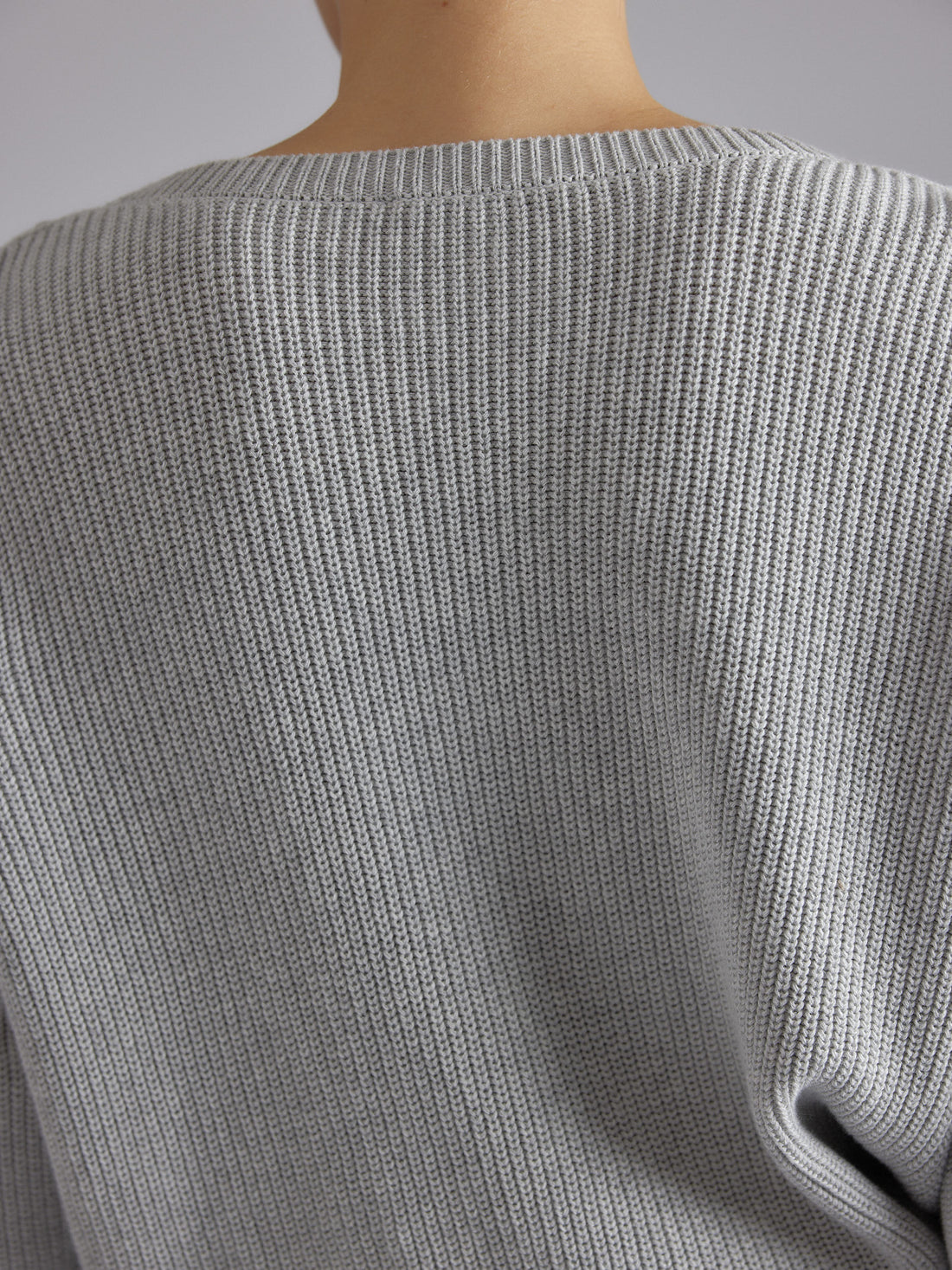 Ribscott Sweat Sweater 24p Grey Mel