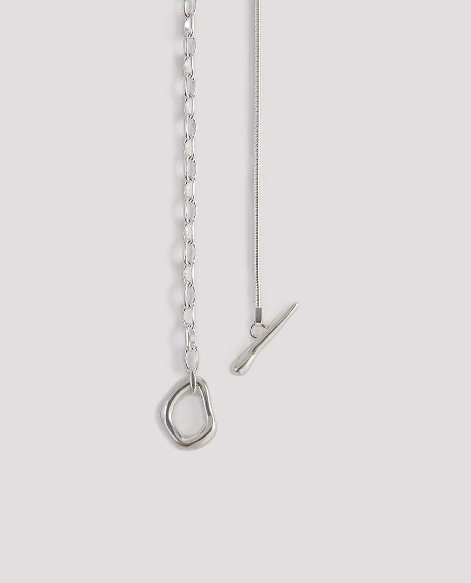 Condiment silver necklace - TEN – Rue Blanche