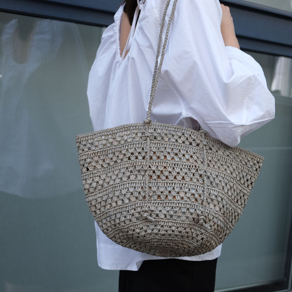 Cap small raffia bag - Sans Arcidet