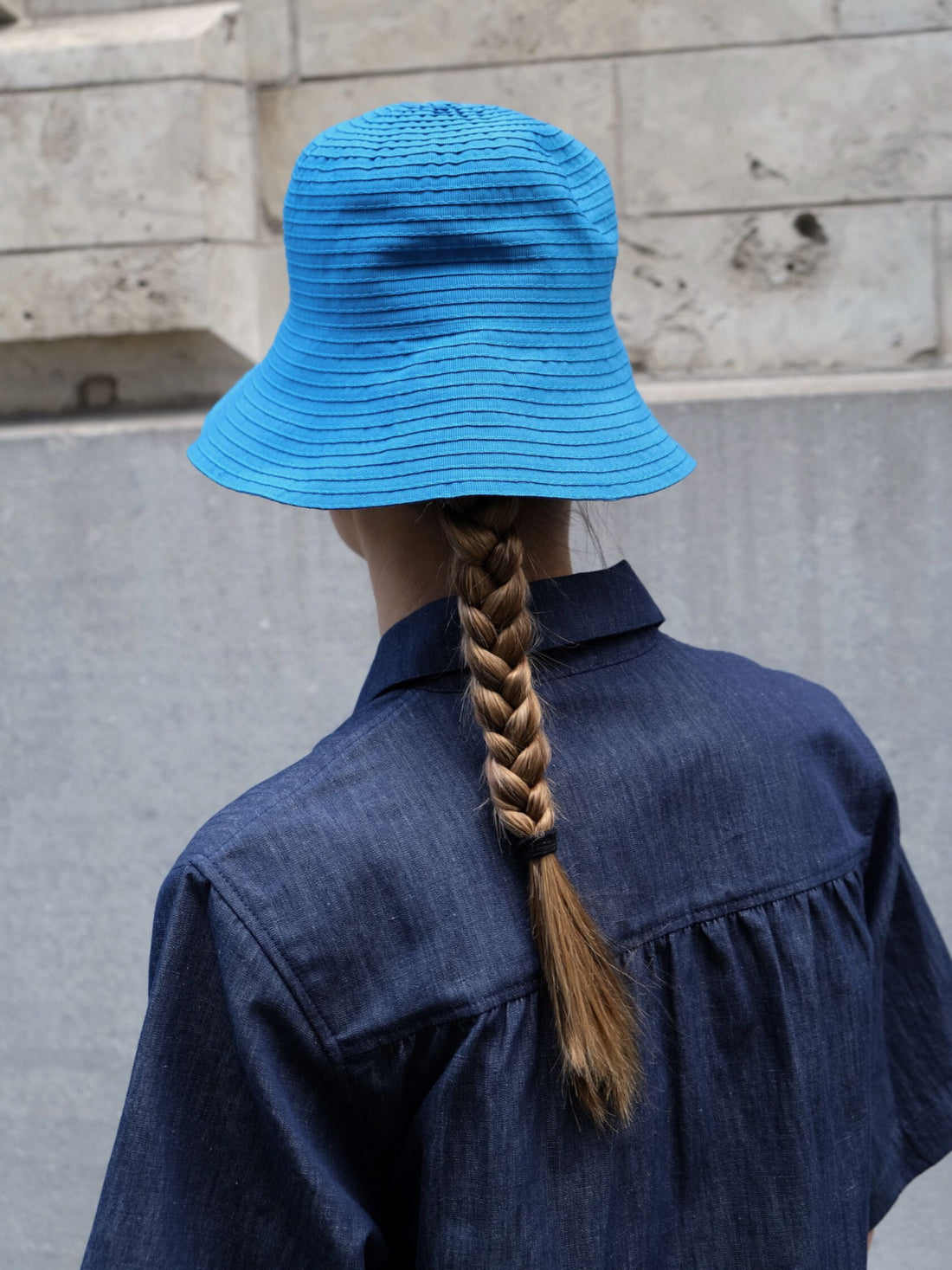 Cloche blue hat 23e - Grevi