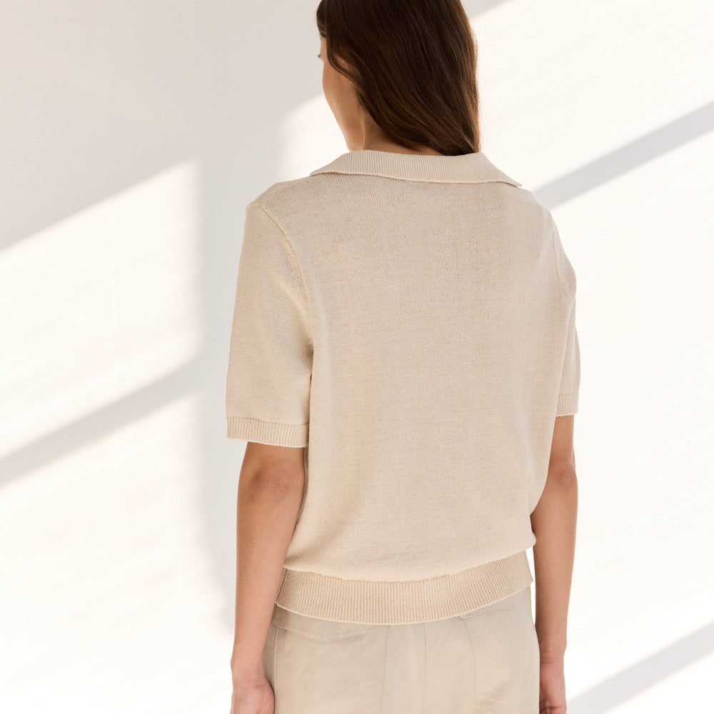 
                      
                        Polo Jonc 25e Blanc Cassé
                      
                    