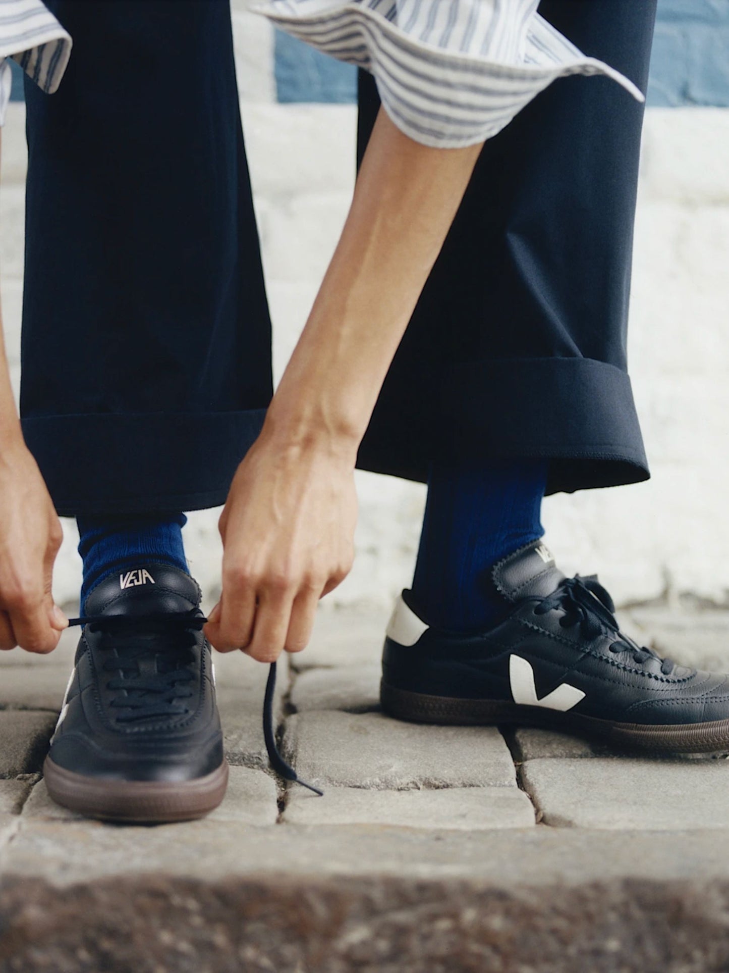 Panenka sneakers black Veja – Rue Blanche - Main Image