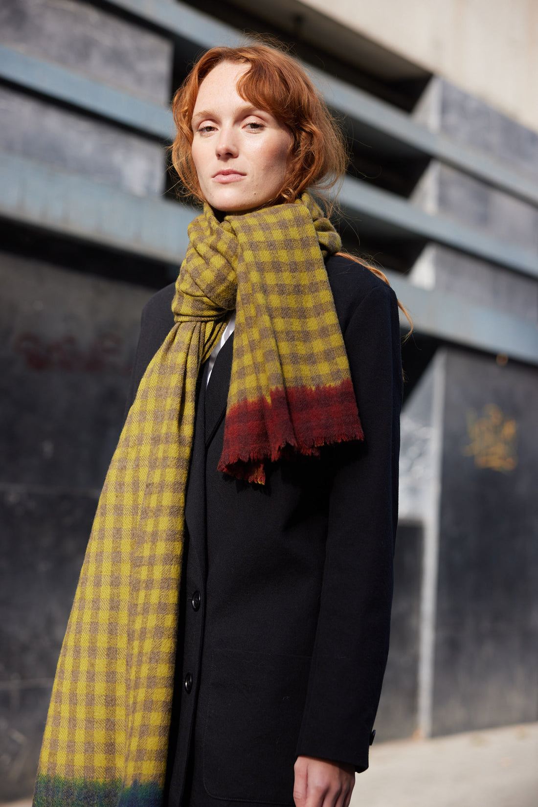 Beatles scarf pistacchio 23h - Lovat & Green