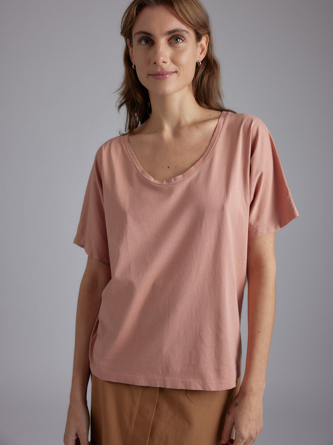 Organic Rond T-shirt 24p Blush