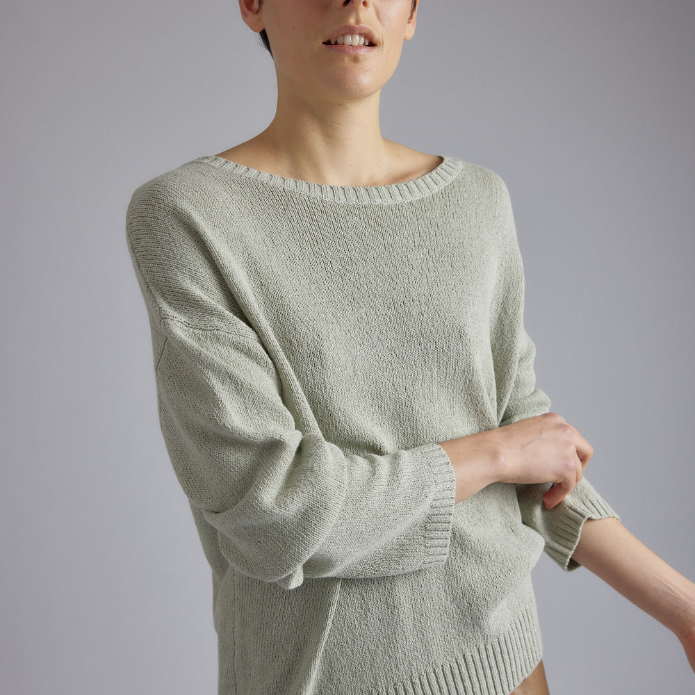 Ecochain Ml Sweater 24e Salvia