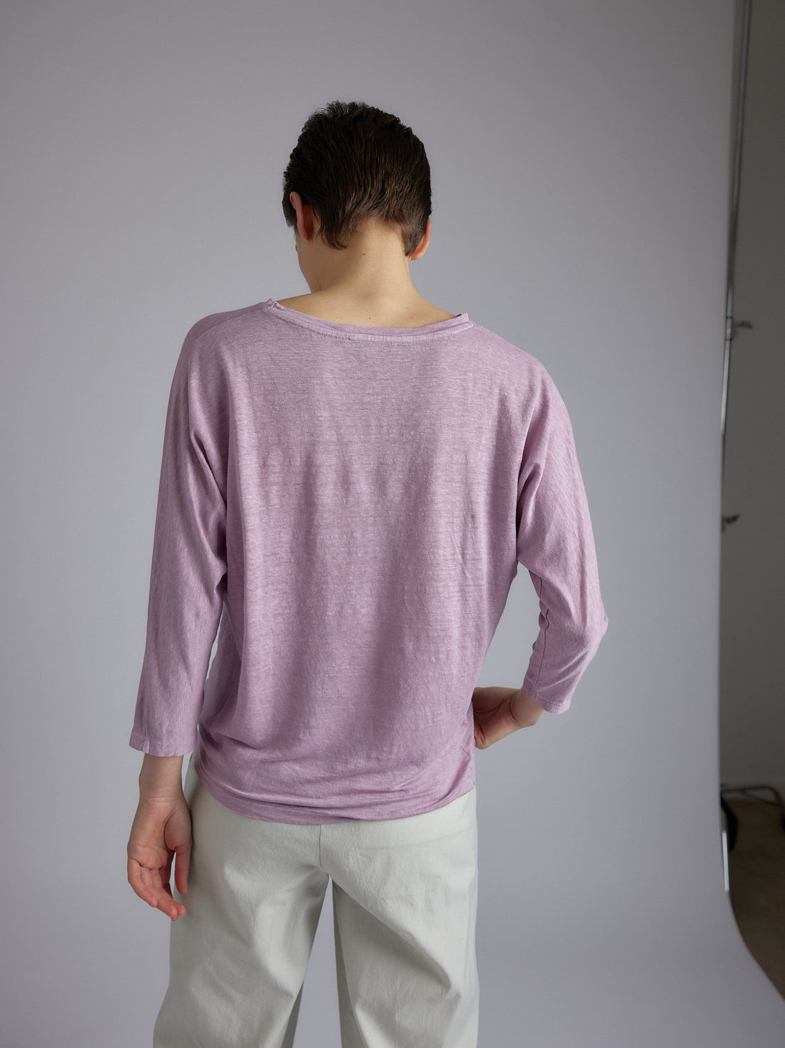 Lino 3/4 T-shirt 24e Lilac