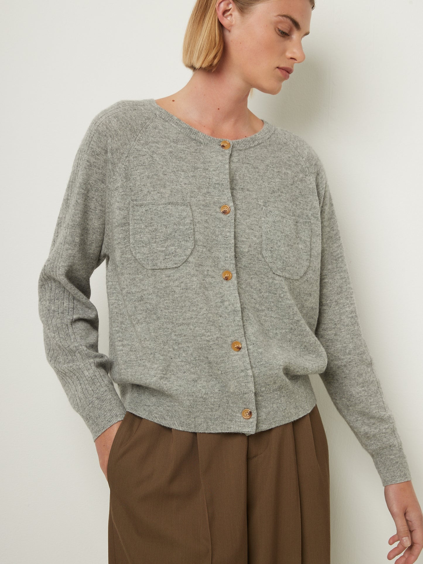 Lou Cardigan 24a Grey – Rue Blanche