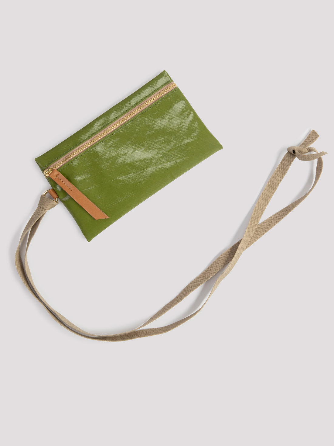 Molly linen pouch green - Jack Gomme