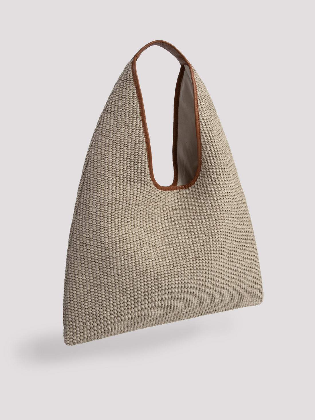 Triangle rafia shoulder bag - Arron