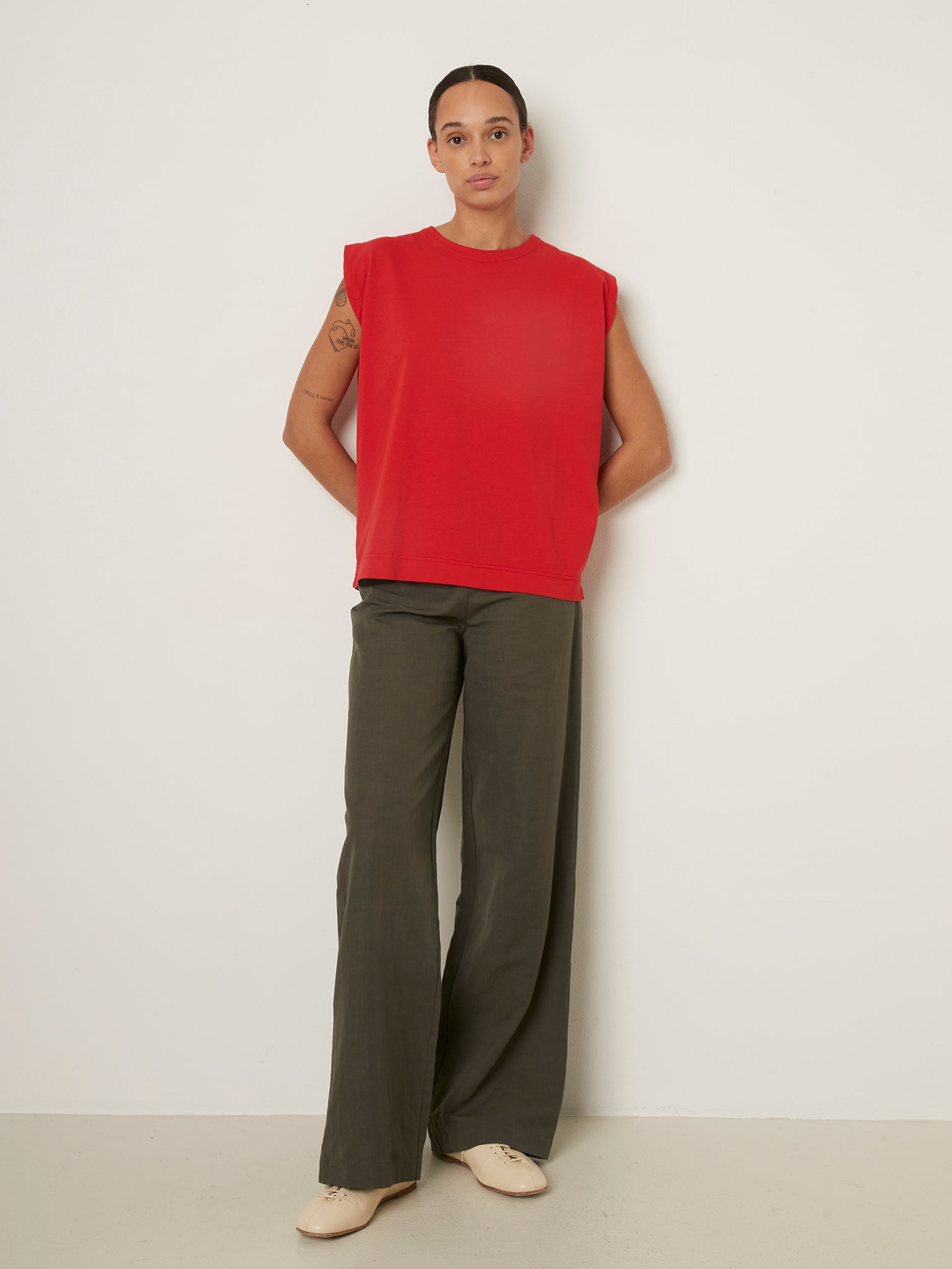rue blanche Net Sm 25p Red
