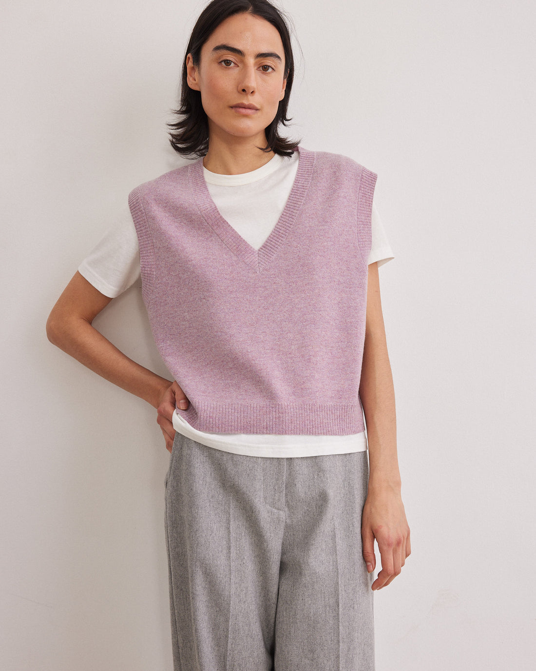 Shirley Gilet 23a Cyclamen