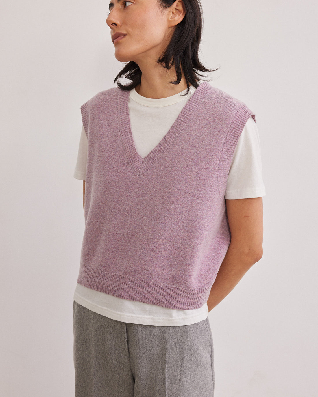 Shirley Gilet 23a Cyclamen