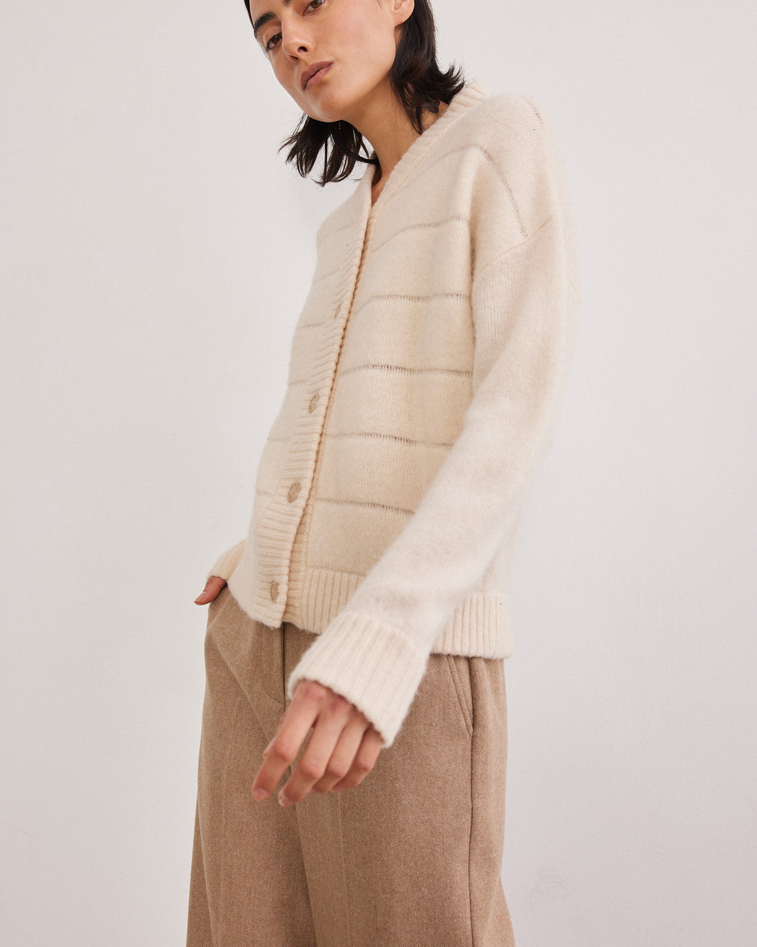 Alpa Cardi 23h Ecru