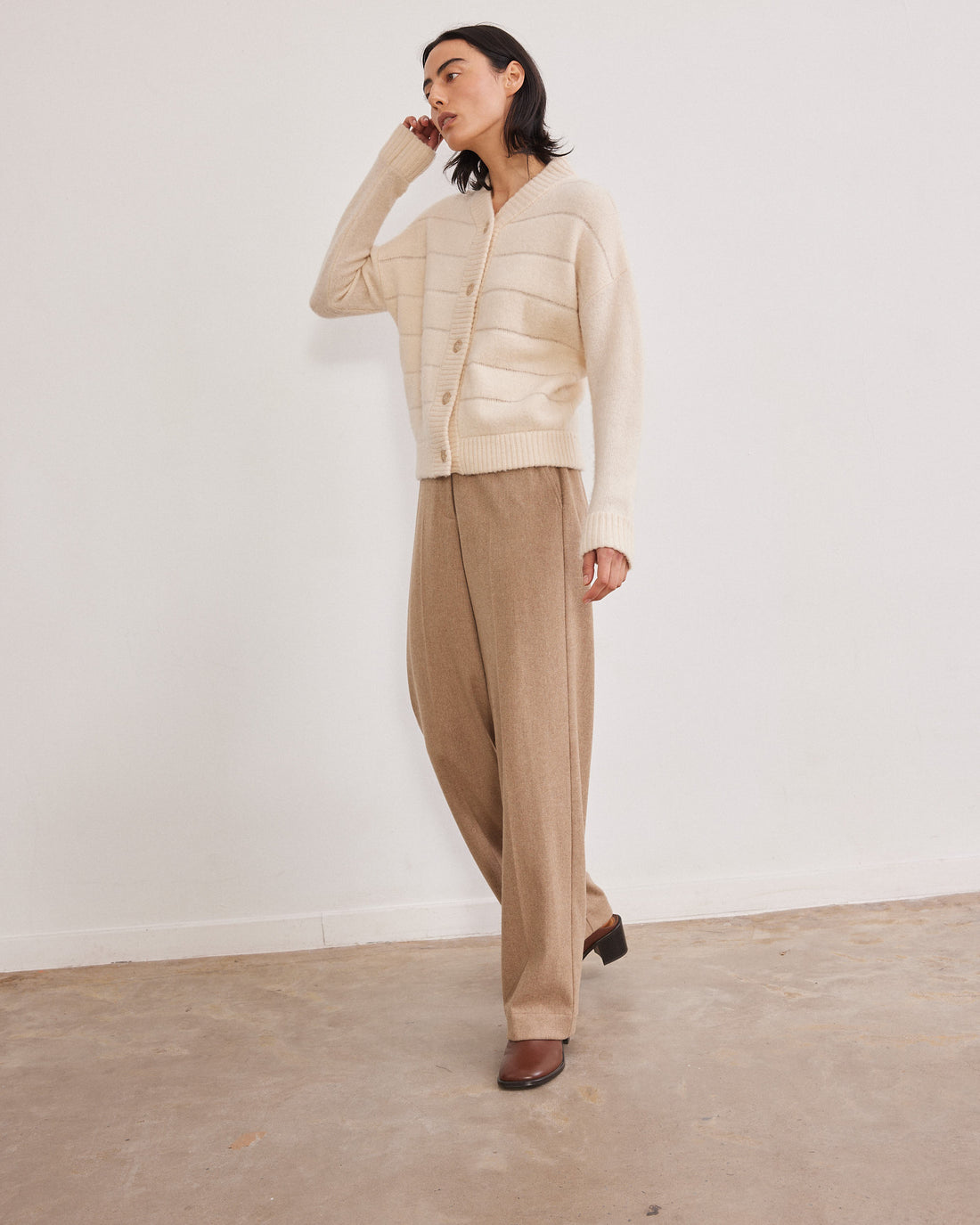 Alpa Cardi 23h Ecru