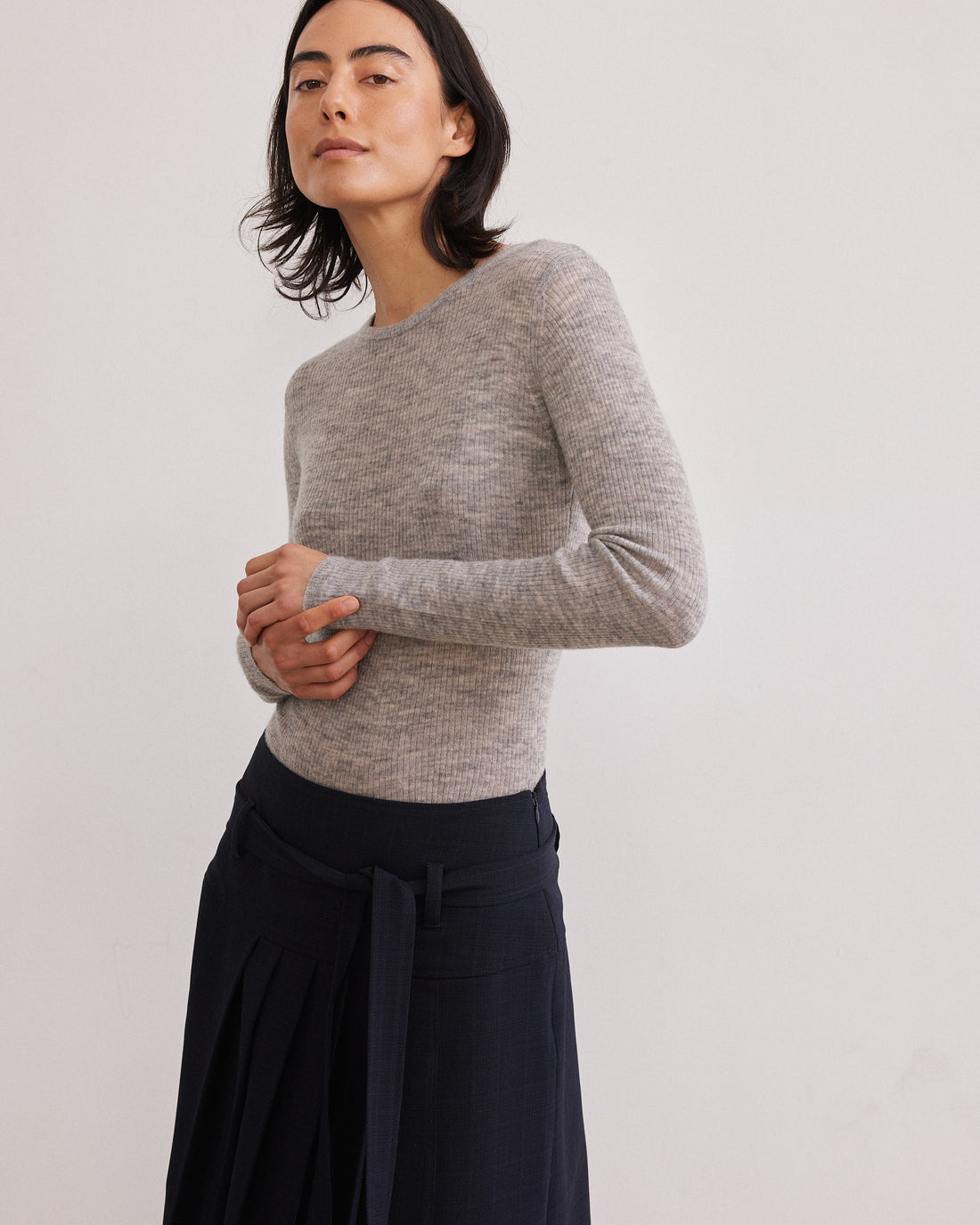 Underlux Ribs 23a Grey Mel