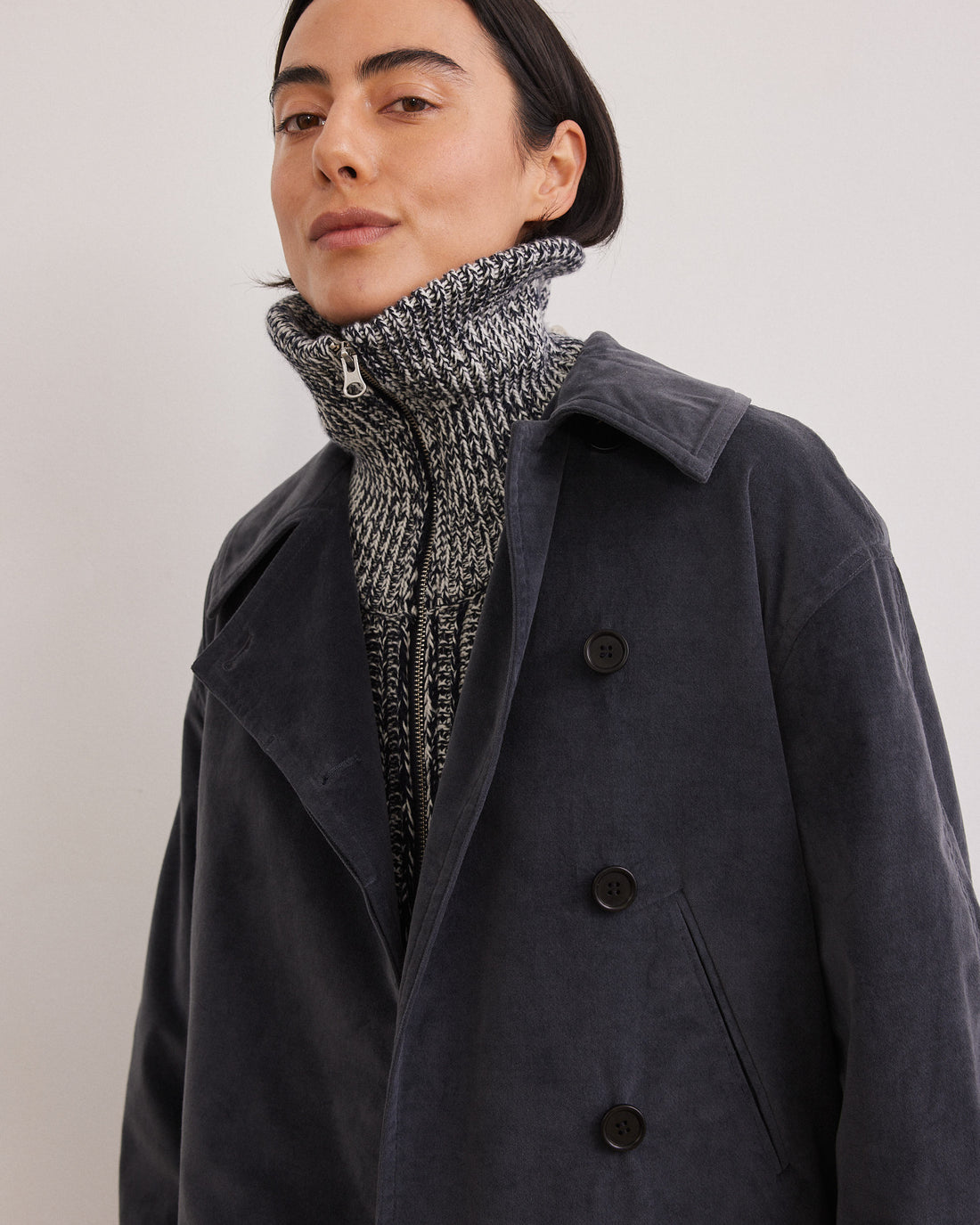 Chelsea Blouson 23a Ecru/navy