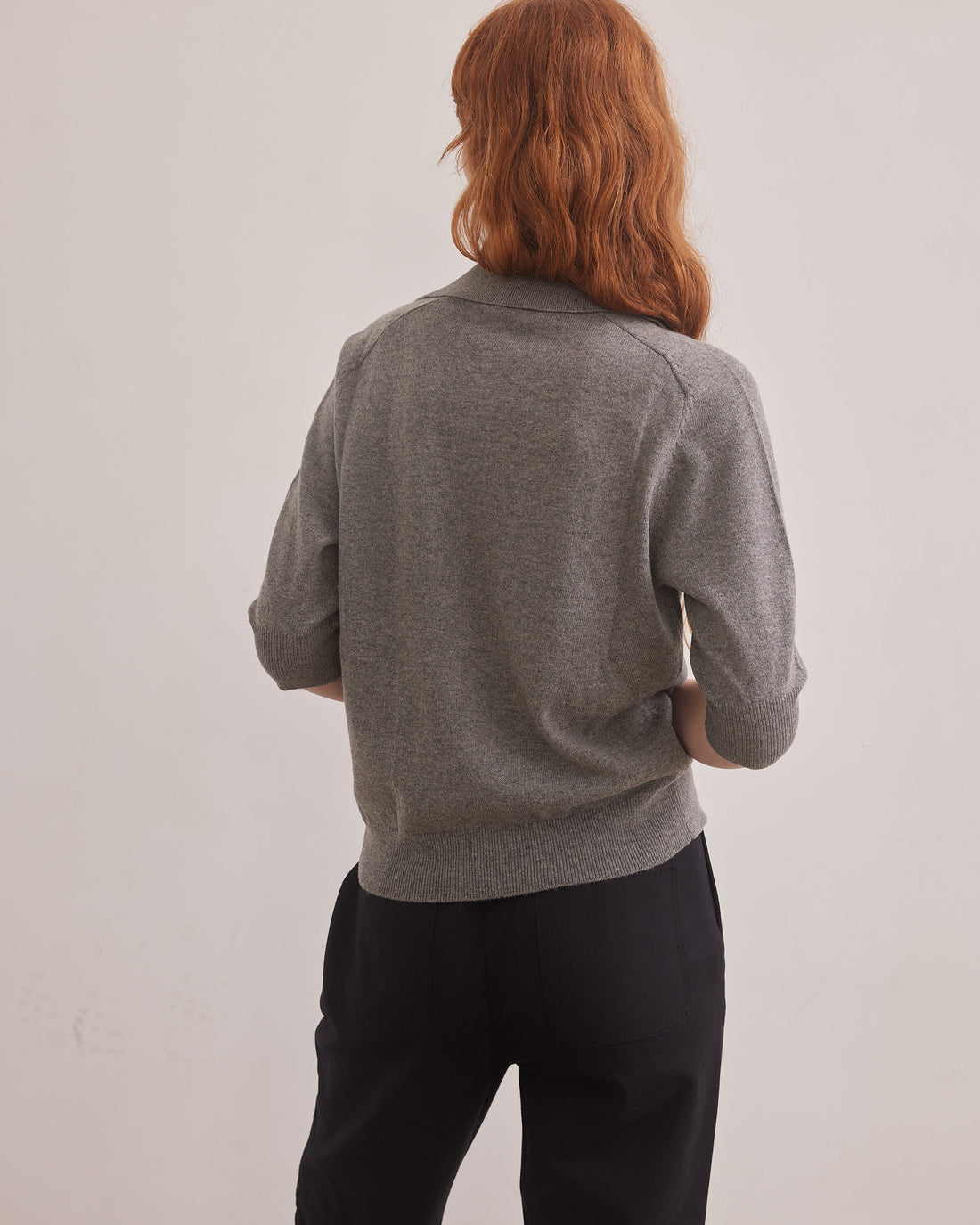 Soft Polo 23a Grey Mel
