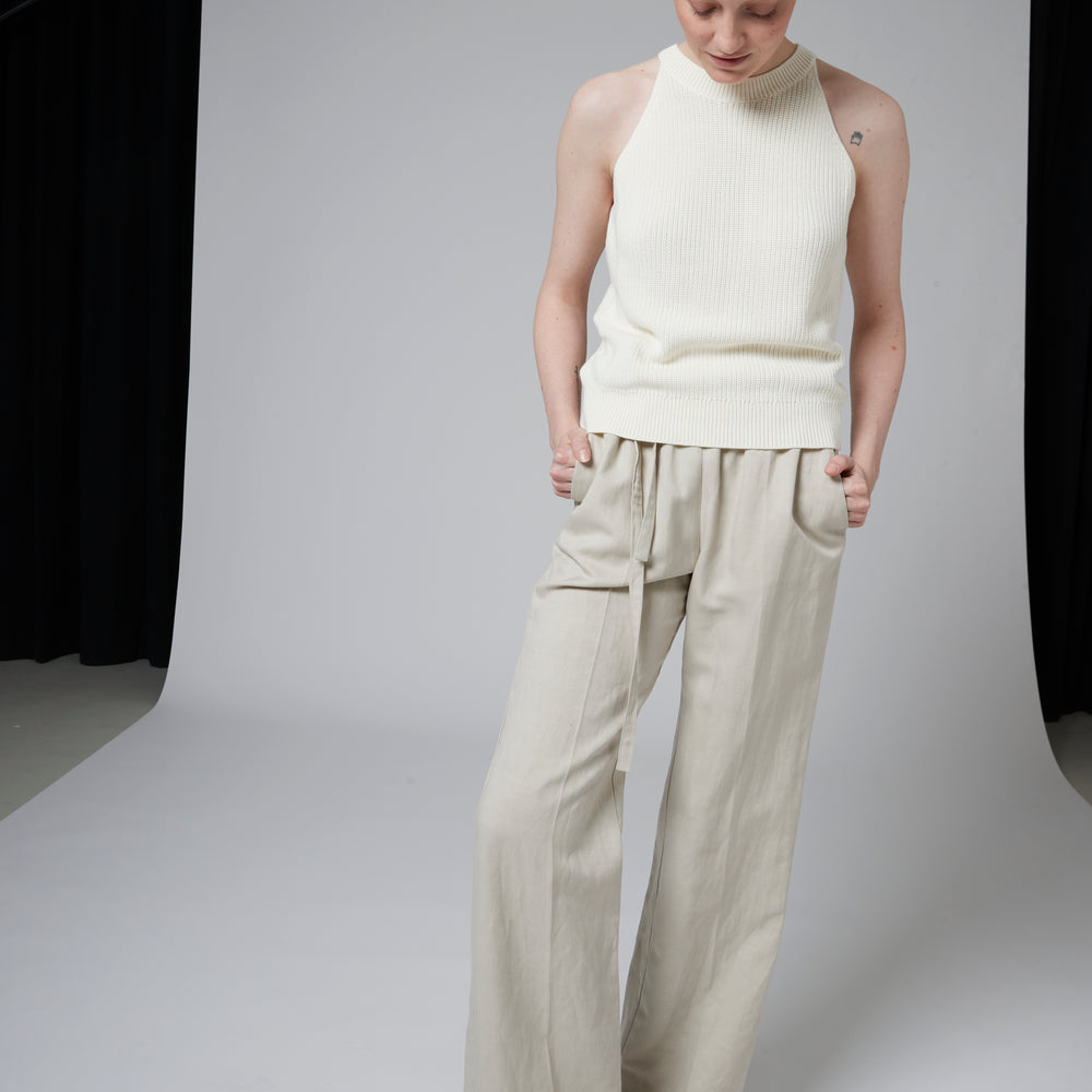 Ribscott Tank Top 24p Off White