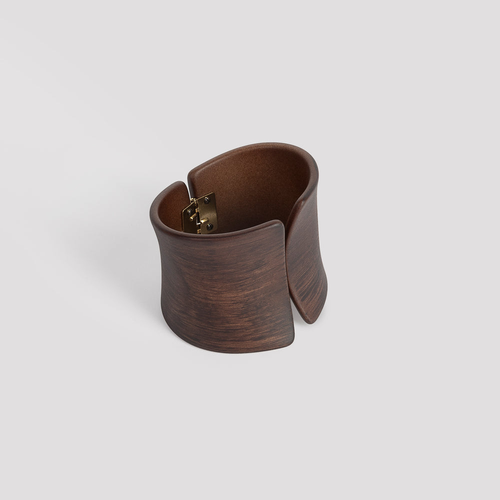 Wood clip bracelet - Angela Caputi