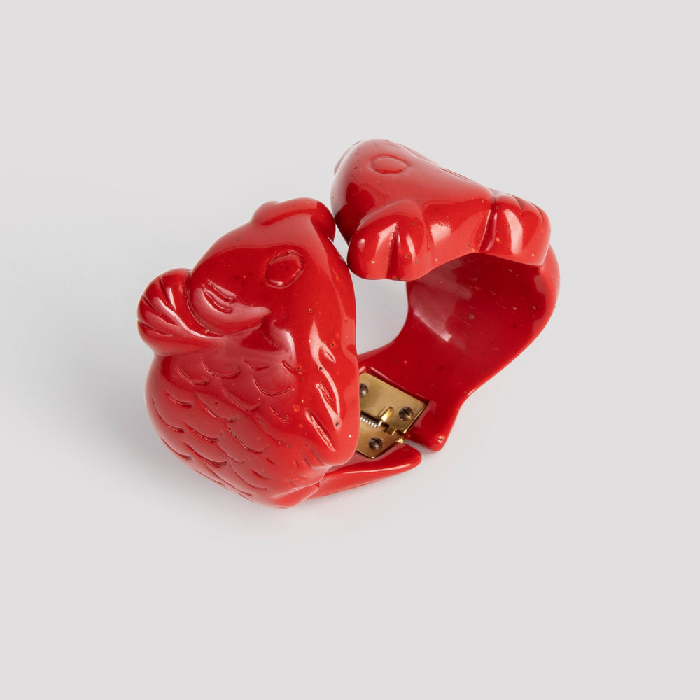 
                      
                        Fish clip bracelet red - Angela Caputi
                      
                    