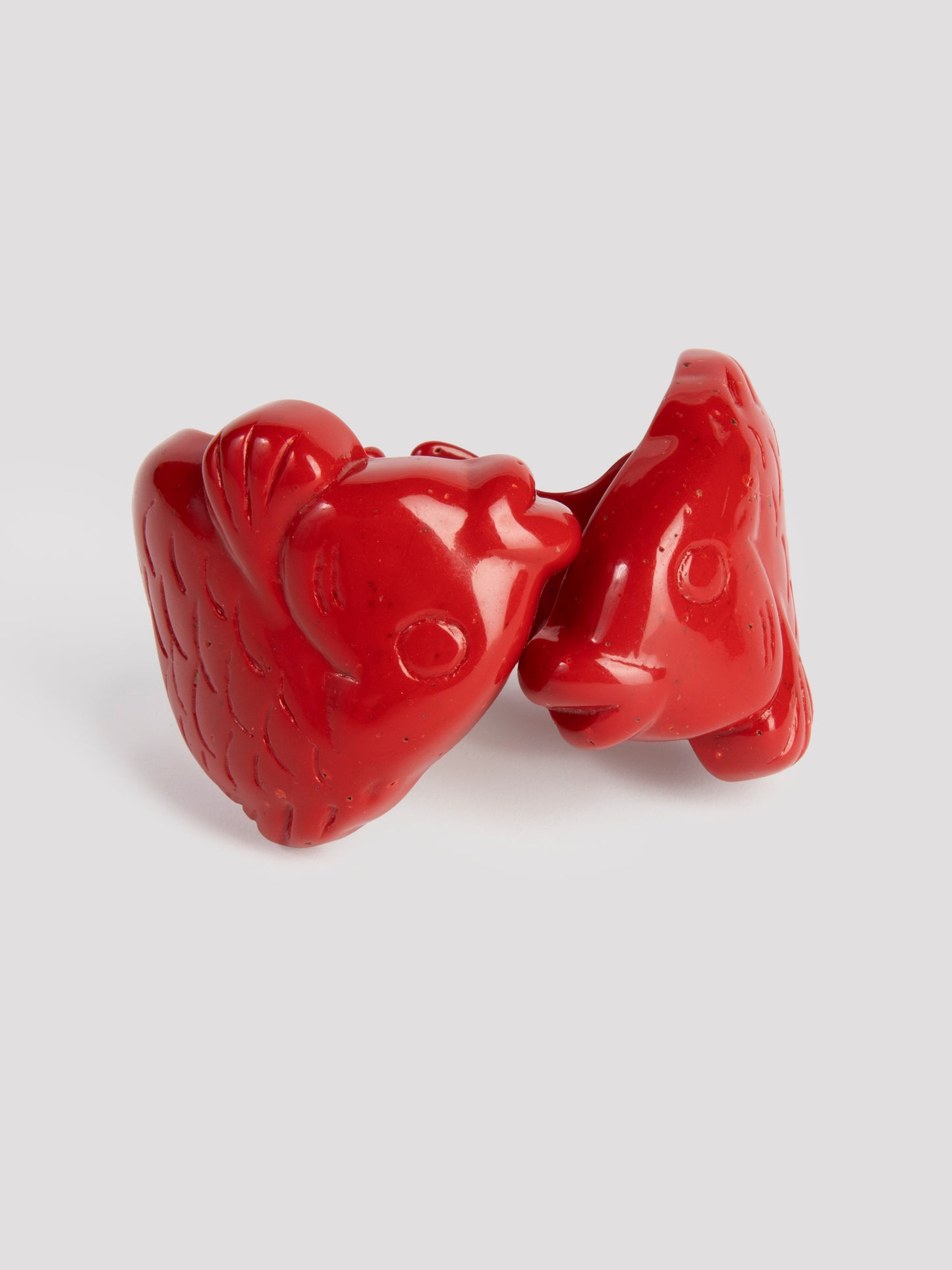 Fish clip bracelet red - Angela Caputi