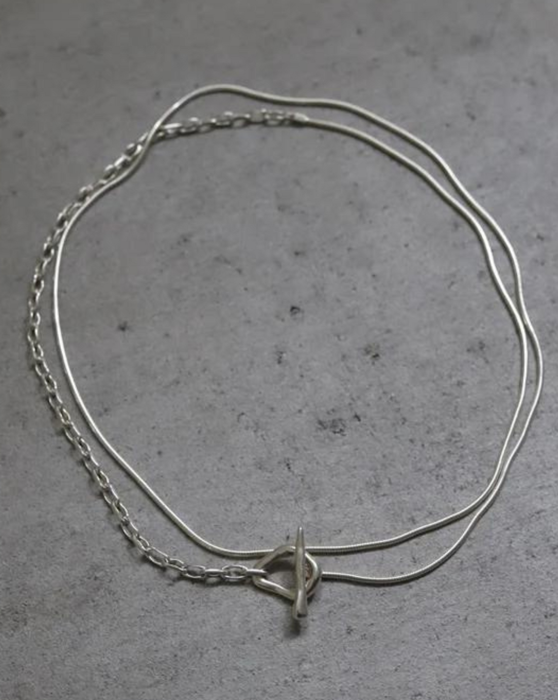 Condiment silver necklace - TEN