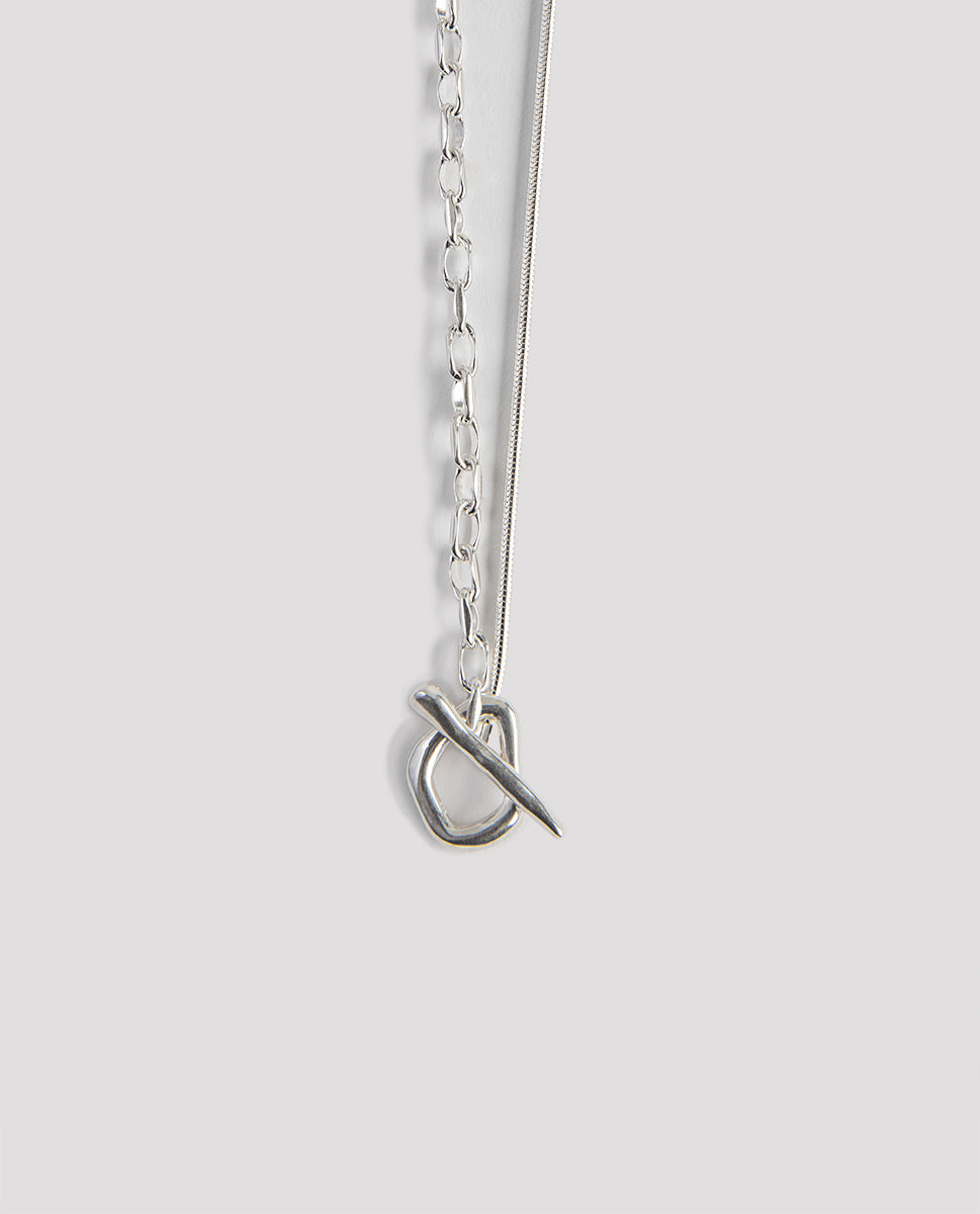 Condiment silver necklace - TEN