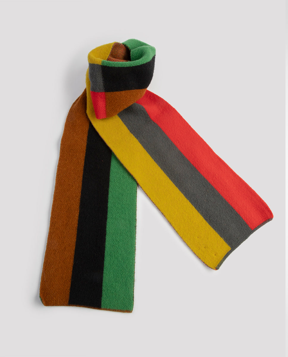 Poppy scarf vertical stripes - Jo Gordon