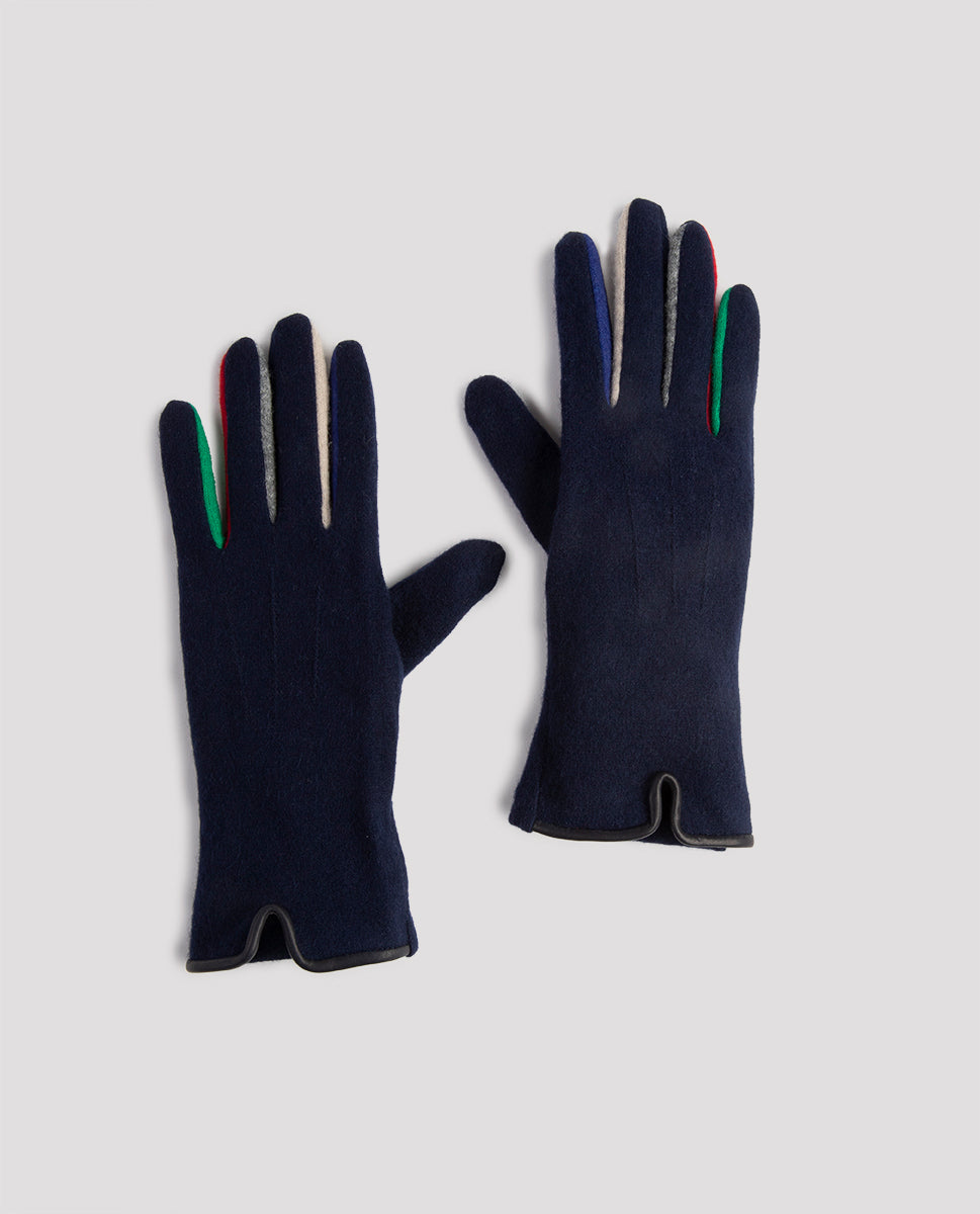 Bourget gloves navy - L'Apéro