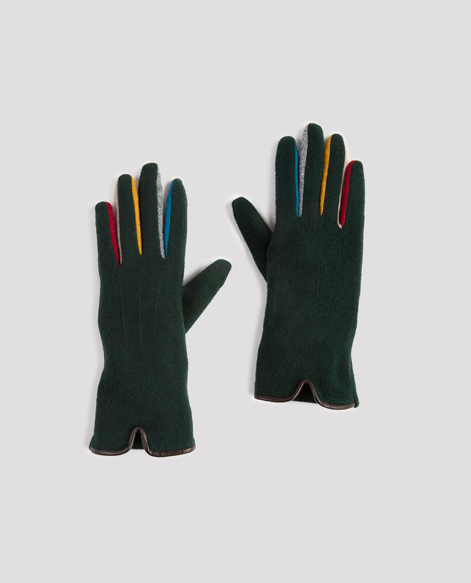 Bourget gloves green - L'Apéro