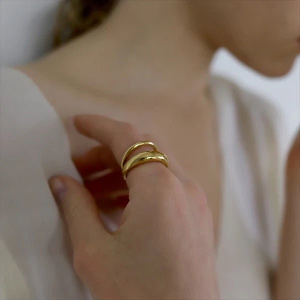 Cross Ring gold - Ten