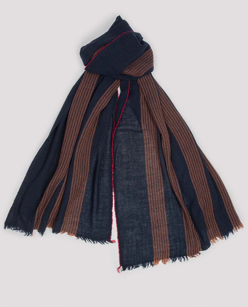 Krall scarf navy 23h - Lovat & Green