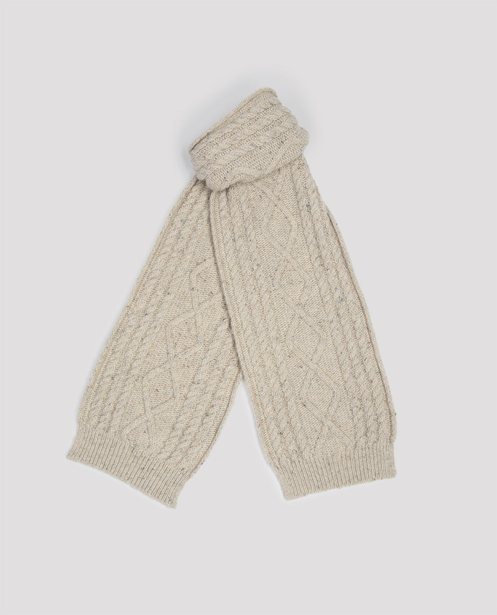 Aran Scarf Natural