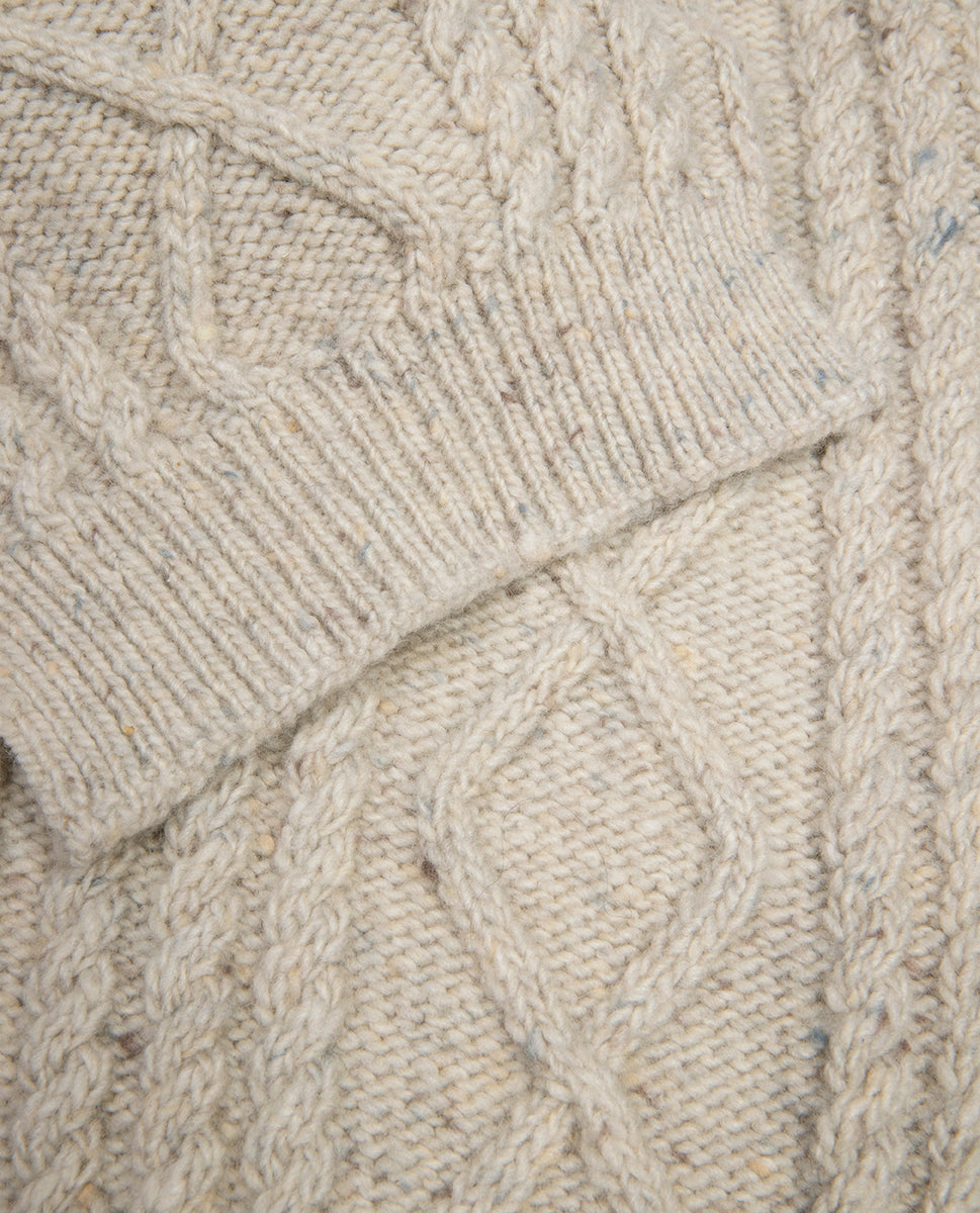 Aran Scarf Natural