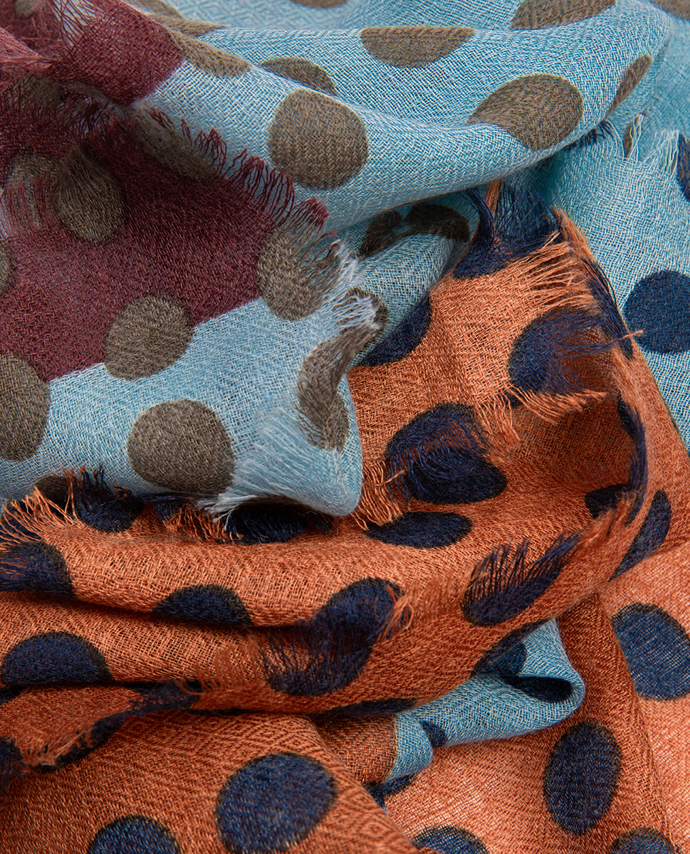 Printed scarf sw2382 sky- Epice