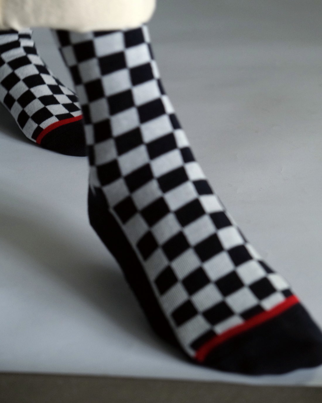 Chausse Damier 23p Marine