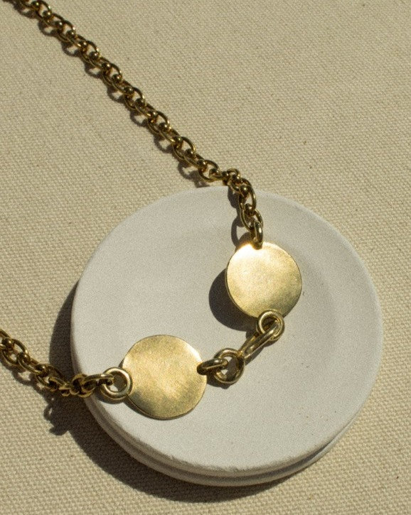 
                      
                        Twins medals necklace - Lepagon
                      
                    